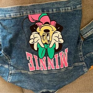 H&M Kids Minnie Mouse Disney Denim Jacket - Blue sz 5t